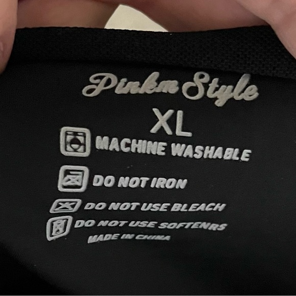 NWT Pink M Style Bodysuit Black Size XL - Picture 8 of 8